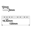 LED AQUA RGB 48V Flexband, 14,4W, IP68, 20m Rolle, 96 LED/m