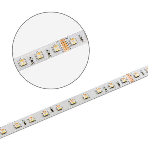 LED SIL RGB+WW+KW CCT Flexband, 48V DC, 17W, IP20, 5in1 Chip, 10m Rolle, 60 LED/m