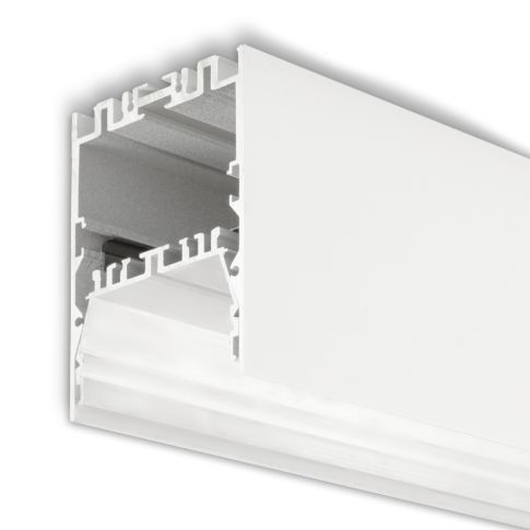 LED Leuchtenprofil LAMP40 Up&Down Aluminium weiß pulverbeschichtet
