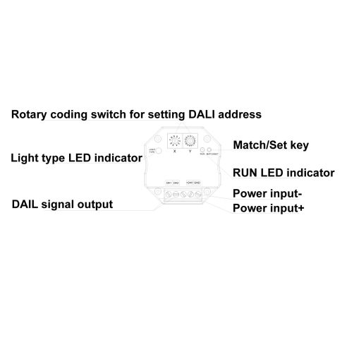 Sys-Pro + Zigbee 3.0 auf DALI DT6/DT7/DT8 Konverter, 24V DC oder DALI Busspannung