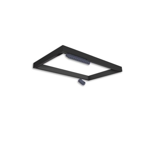 Track48 Leuchtenrahmen H50, Innenformat 500x800mm, schwarz, exkl. Trafo, exkl. Montageclip/Seilabh.