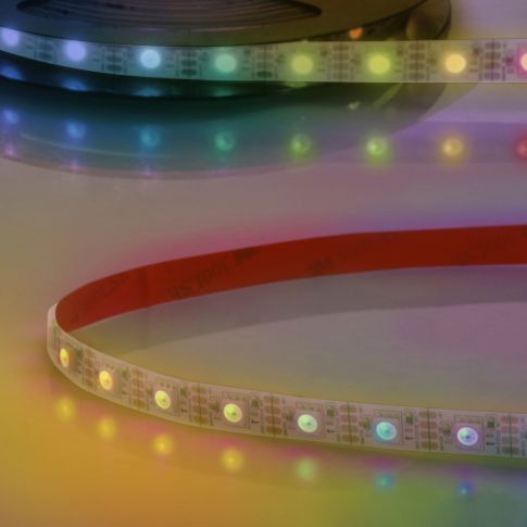LED WS2815 Digital SPI Flexband, 12V DC, 8W, IP68, RGB, 5m Rolle, 60 LED/m LED WS2815 Digital SPI Flexband, 12V DC, 8W, IP68, RGB, 5m Rolle, 60 LED/m