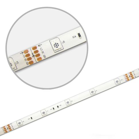 LED SIL-RGB Flexband, 24V DC, 7,2W, IP66, 5m Rolle, 30 LED/m