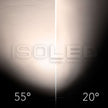 3-Phasen Schienen-Strahler fokussierbar, 12W, 20°-55°, weiß matt, 4000K, DALI dimmbar