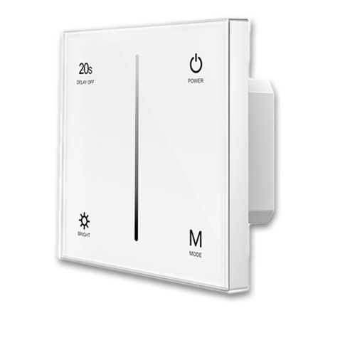 Sys-Pro 1 Zone Touch/Funk-Dimmer 230V weiß, 360VA, Phasenan-/Abschnitt wählbar