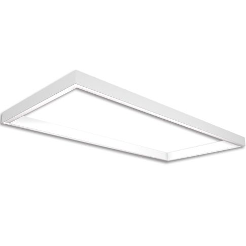 Track48 Leuchtenrahmen H50, Innenformat 592x1192mm, weiß, exkl. Trafo, exkl. Montageclip/Seilabh.