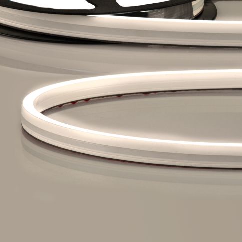 LED NEON930 Flexband B08H12, 24V DC, 12W, IP67, 3000K, 5m Rolle, 140 LED/m, inkl. Montageclips