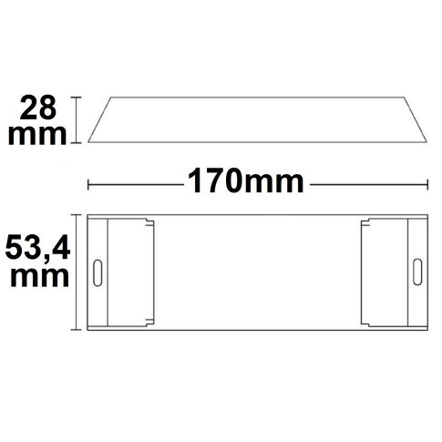 RGB+W PWM-Dimmer mit Nah- u. Fernbedienung, 2 Szenen-Speicher, 4 Kanal, 12-36V, 4x5A