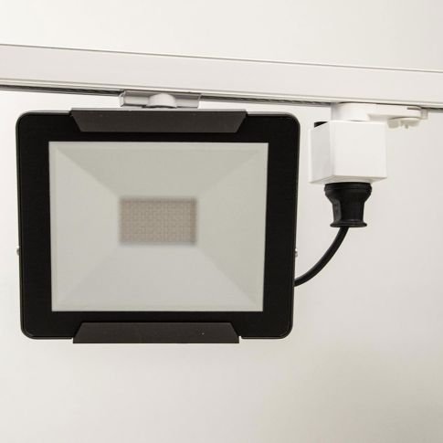 3-Phasen Adapter mit Schutzkontaktstecker, schwarz, inkl. 6A Sicherung