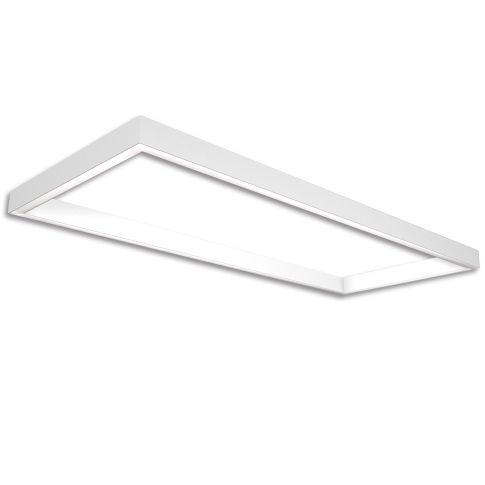 Track48 Leuchtenrahmen H50, Innenformat 500x1192 mm, weiß, exkl. Trafo, exkl. Montageclip/Seilabh.