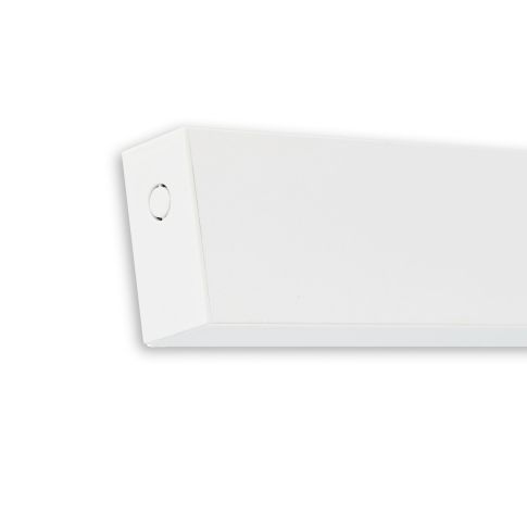 Track48 Aufbauschiene, weiß, 200cm, 4-polig, inkl. Endkappen und Schutzcover