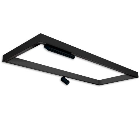 Track48 Leuchtenrahmen H50, Innenformat 500x1192mm, schwarz, exkl. Trafo, exkl. Montageclip/Seilabh.