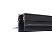 Track48 Trockenbauschiene, schwarz, 200cm, 4-polig, inkl. Endkappen und Schutzcover