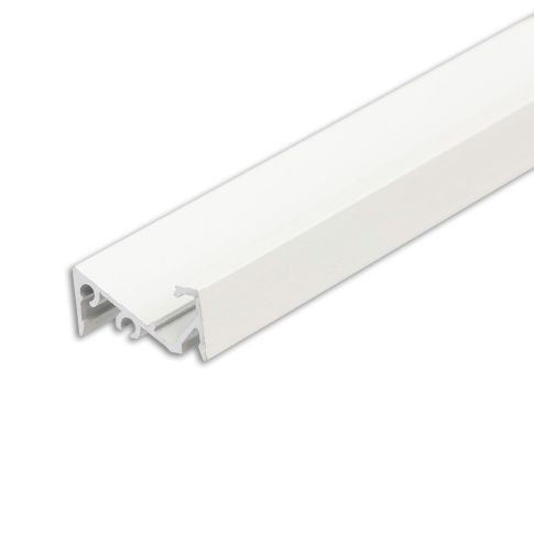 LED Aufbauprofil FURNIT6 S Aluminium weiß RAL 9003, 200cm