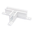 Track48 T-Schiene horizontal für Einbauschiene, weiß, nicht stromführend