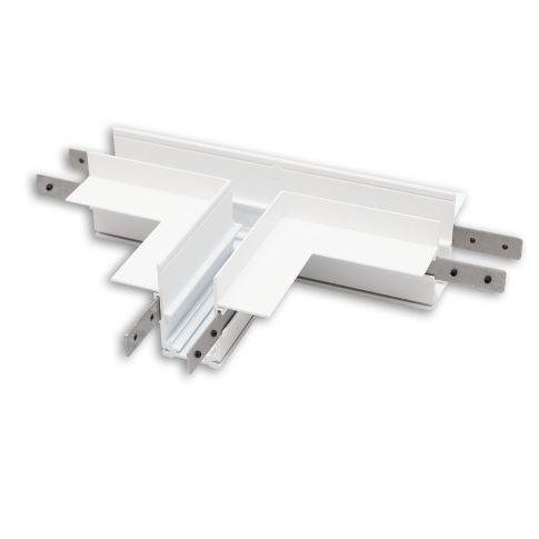 Track48 T-Schiene horizontal für Trockenbauschiene, weiß, nicht stromführend