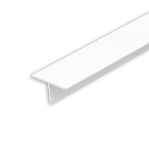 LED Trockenbau T-Profil 12, weiß RAL 9003 200cm