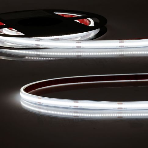 LED HT940 COB Flexband für bis zu 100°C Umgebungstemp., 24V DC, 14,4W, IP68, 4000K, 5m Rll, 480 LED/