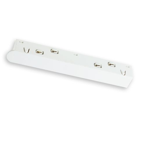 Track48 Linear-Verbinder-Mini, starr, stromführend, weiß, max. 6A, 4-polig