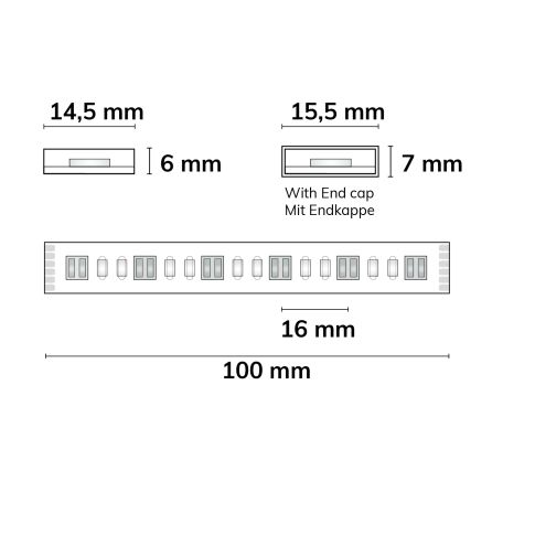 LED AQUA RGB+WW+KW CCT Flexband, 24V DC, 20W, IP68, 5in1 Chip, 5m Rolle, 60 LED/m